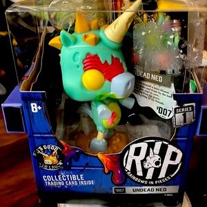 Rainbows unicorn zombie In Pieces; Undead Ned.